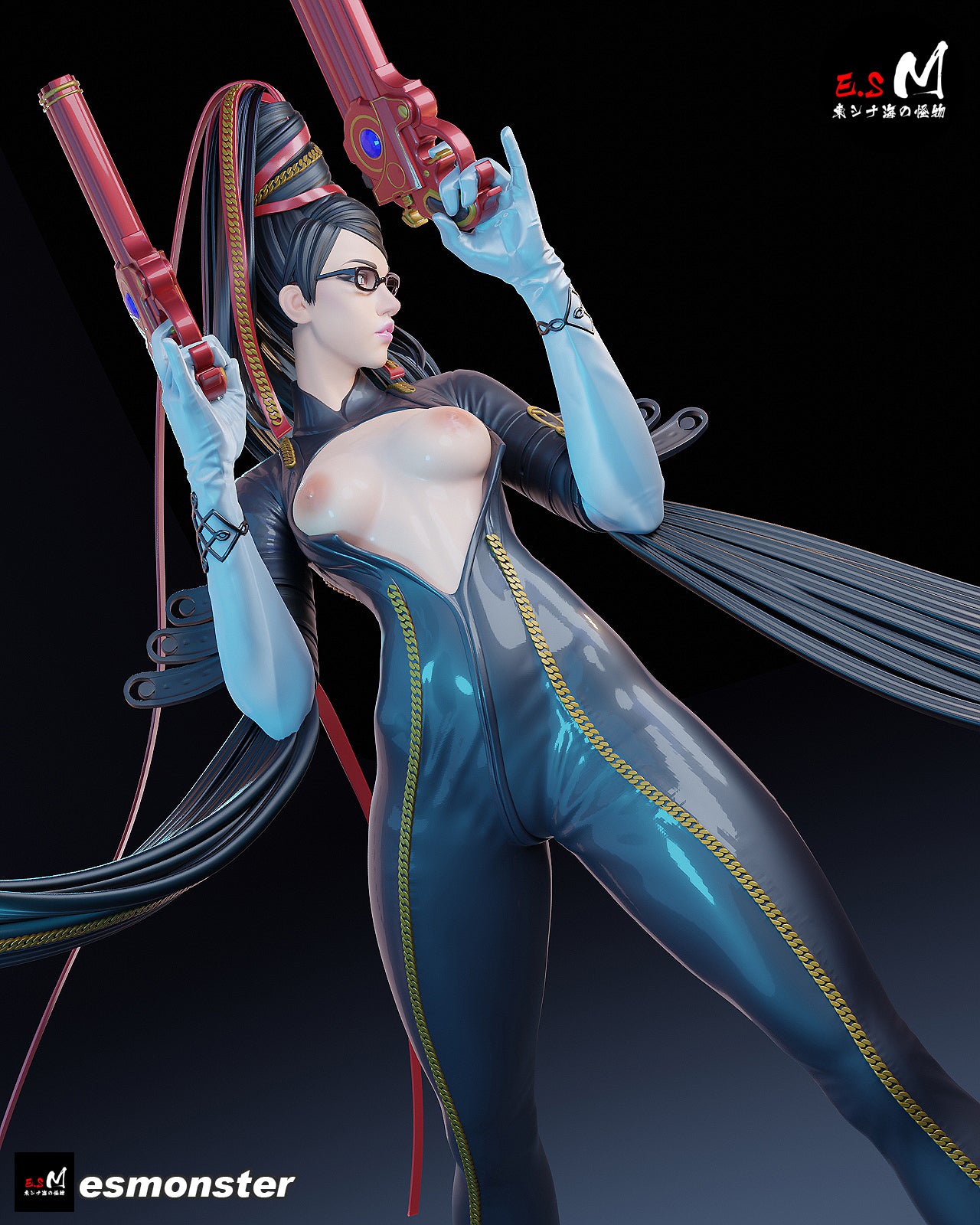 Hair Witch 3d Printed Model Kit NSFW