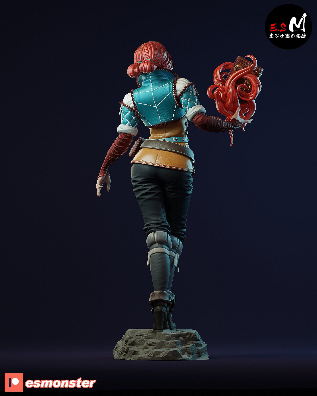Red Haired Mage 3d Printed Model Kit NSFW
