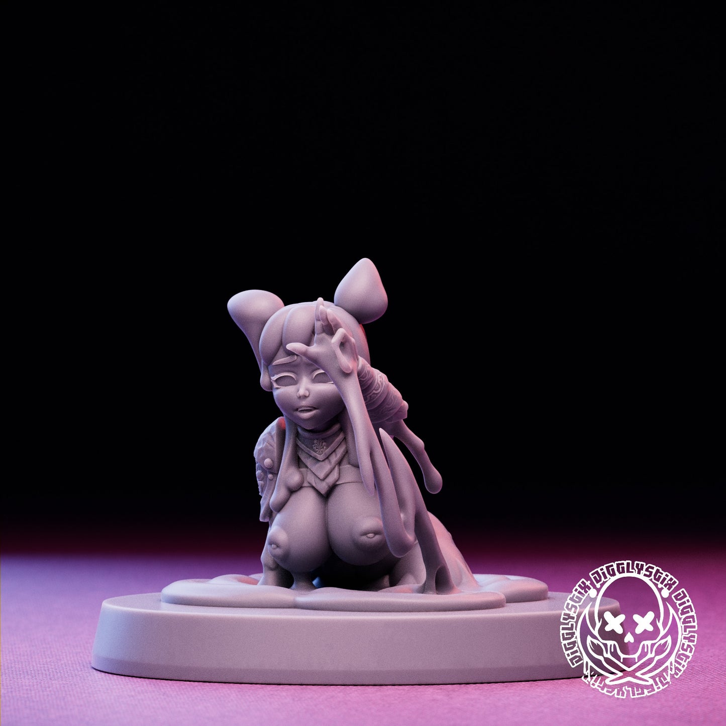 Slime Girls 3d Printed Miniatures NSFW