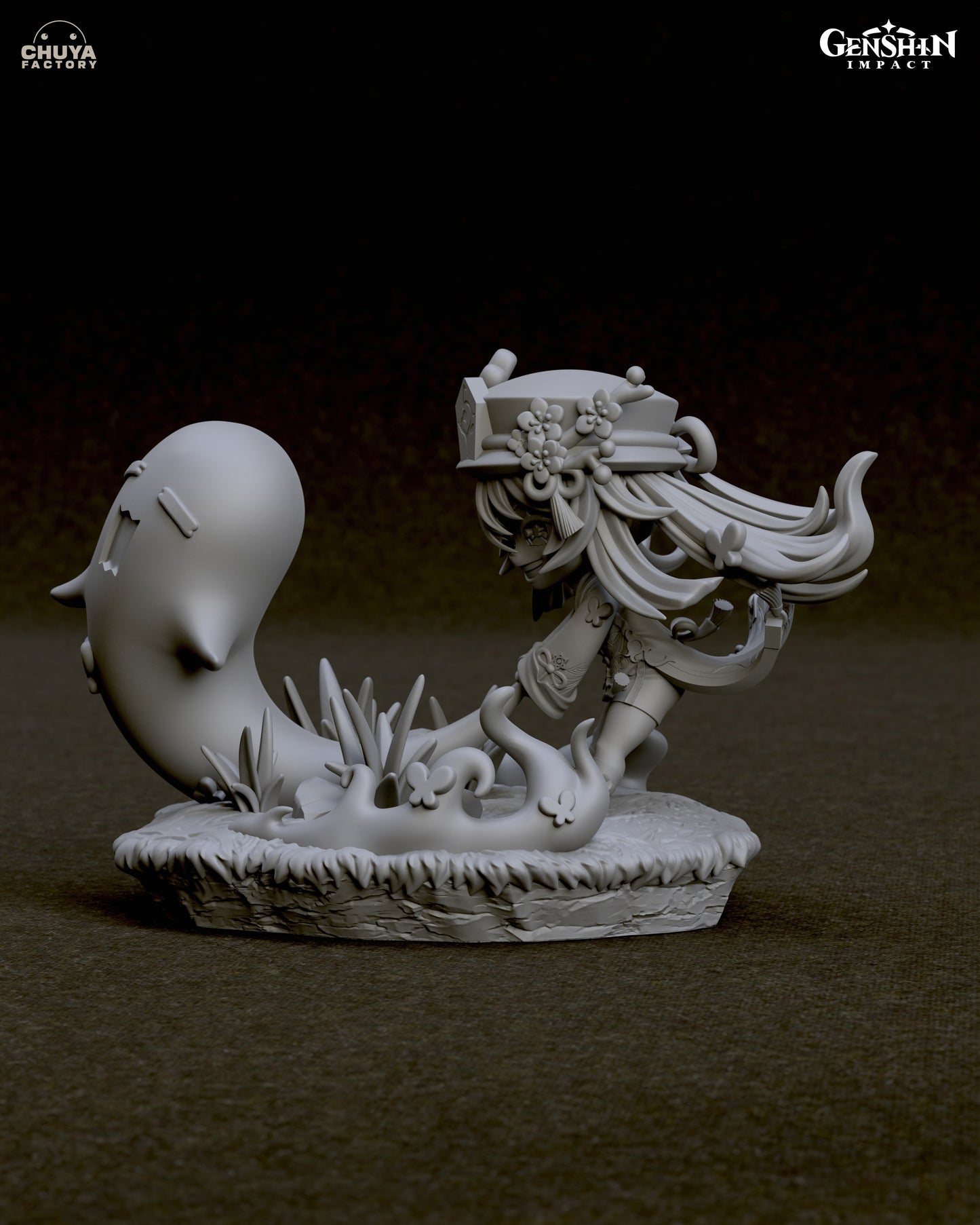 Chibi Hu Tao 3d Printed Model Kit