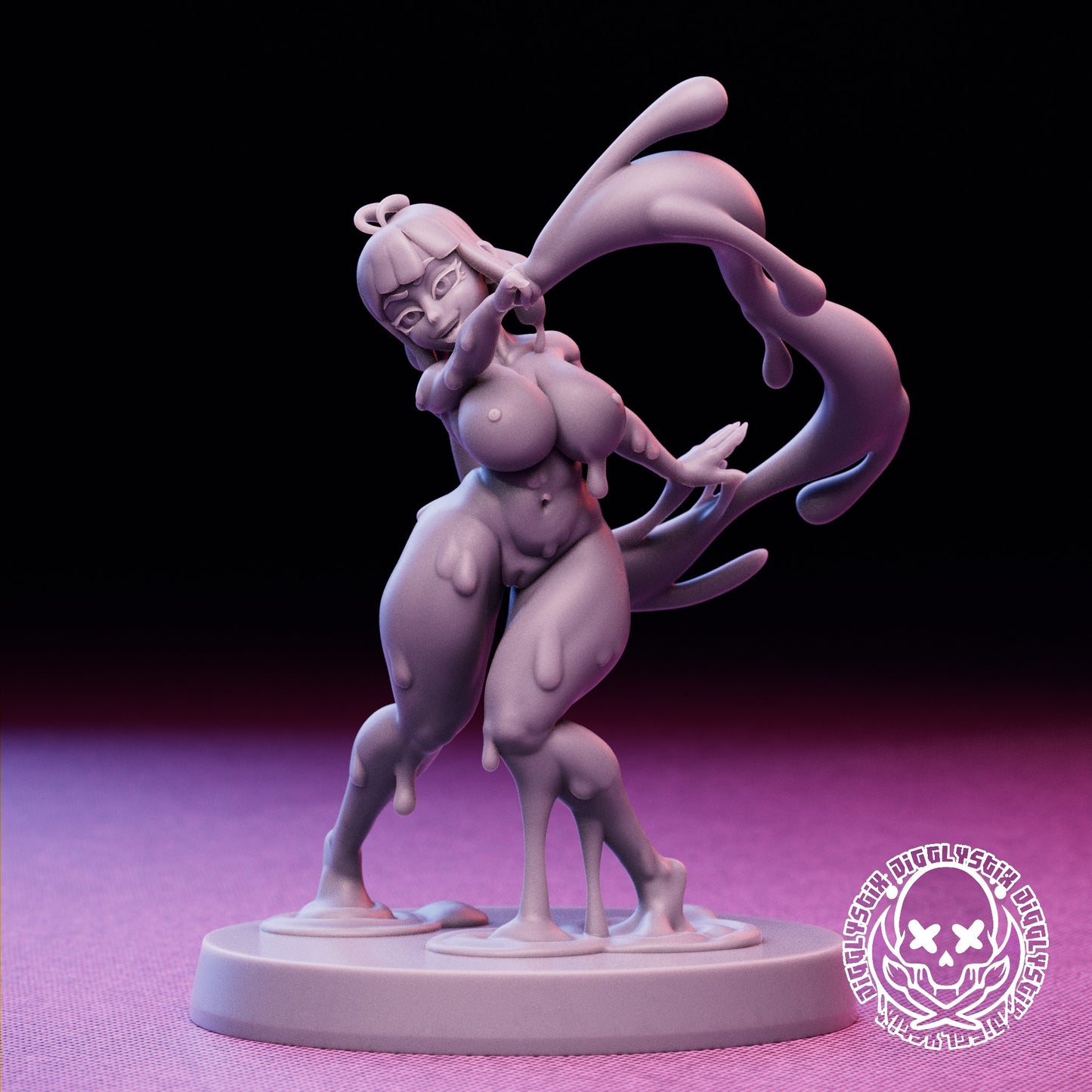 Slime Girls 3d Printed Miniatures NSFW
