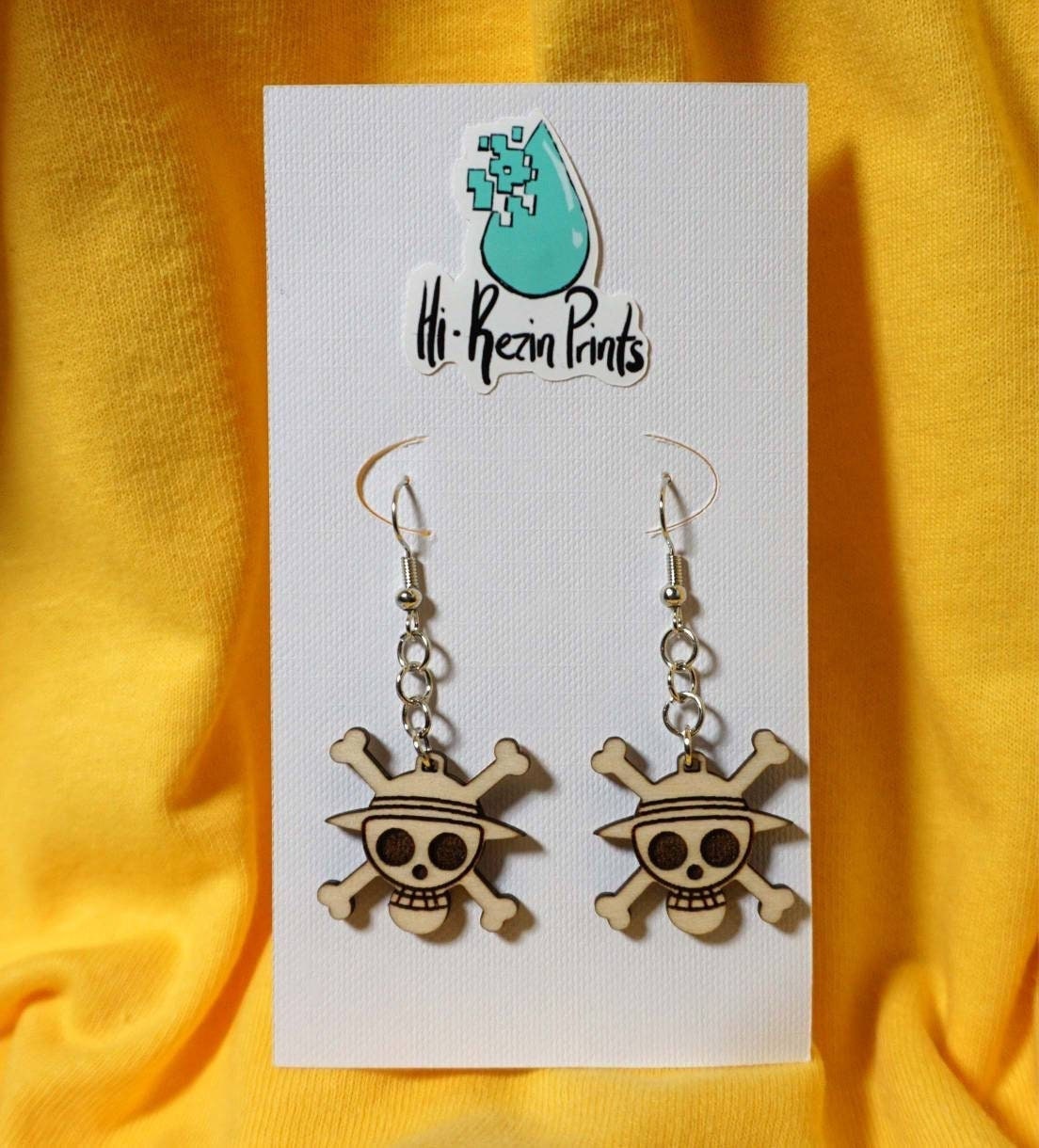 Straw Hat Earrings