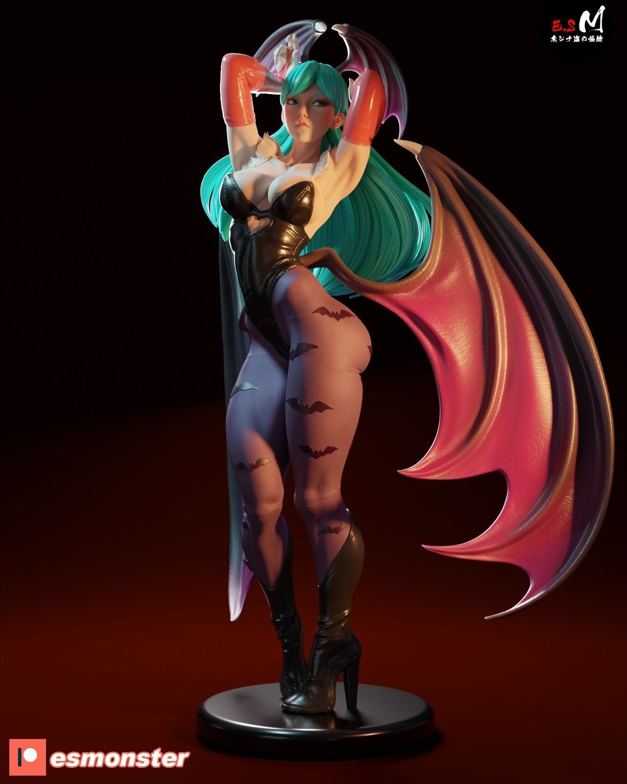 Vampire Fighter 3d Printed Model Kit 7 Inch