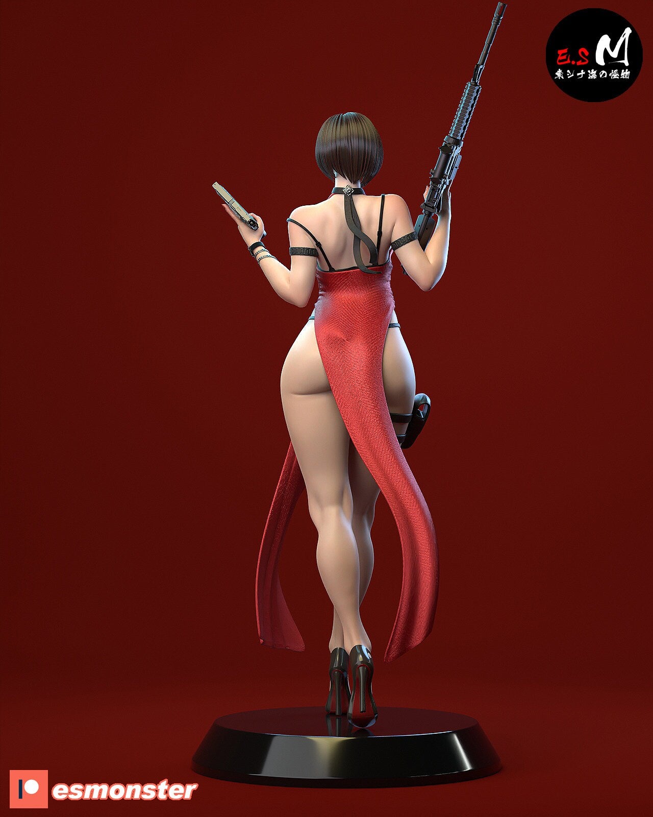 Dressed to Slay Zombies 3d Printed Model Kit