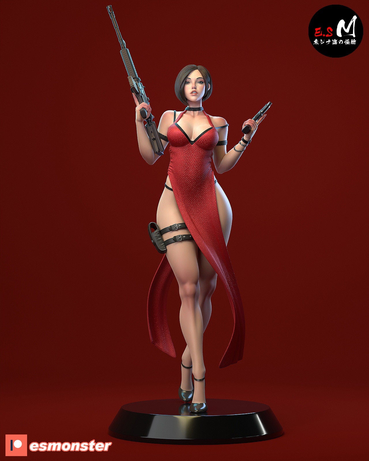 Dressed to Slay Zombies 3d Printed Model Kit