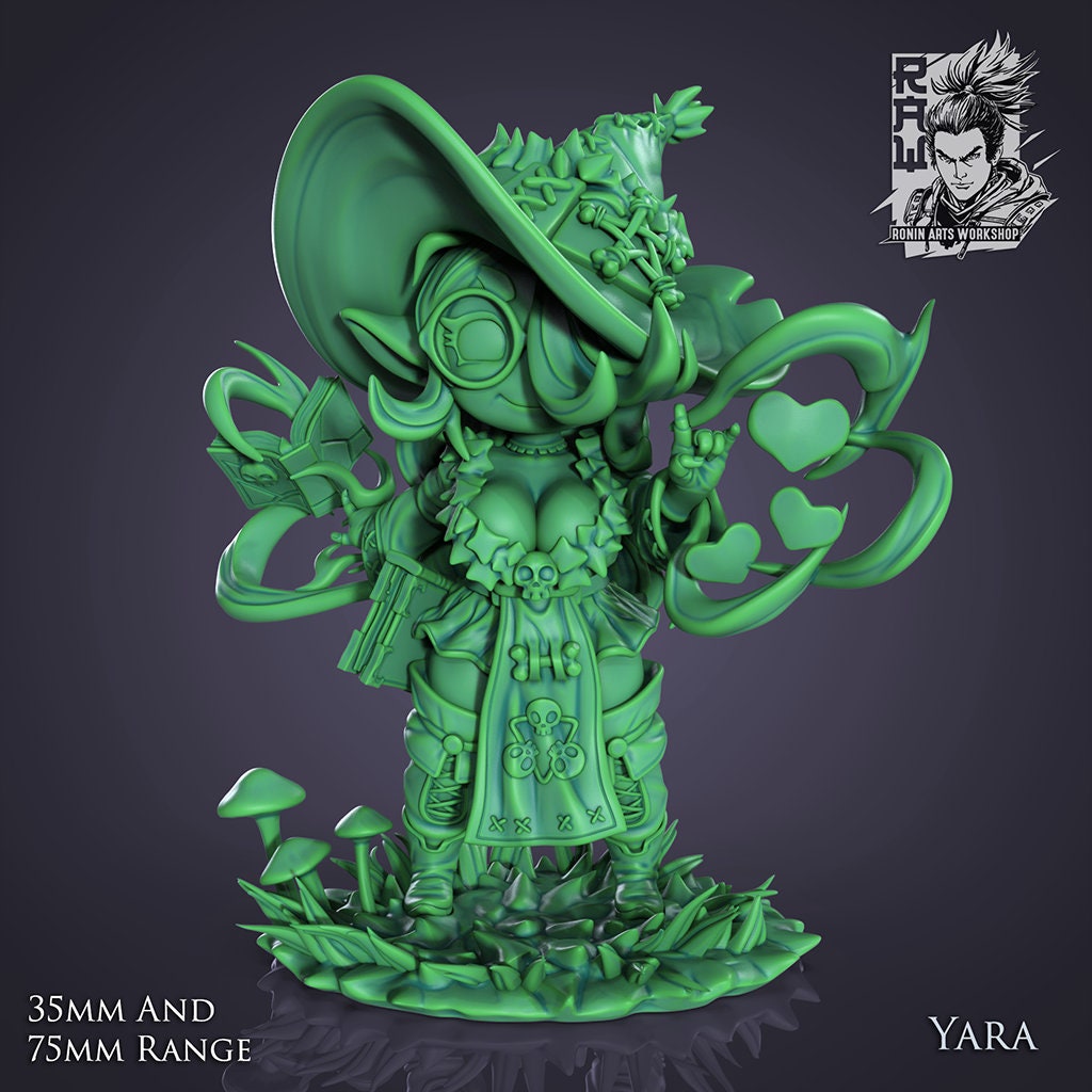 Goblin Girls Gobettes 3d Printed Miniatures 75mm