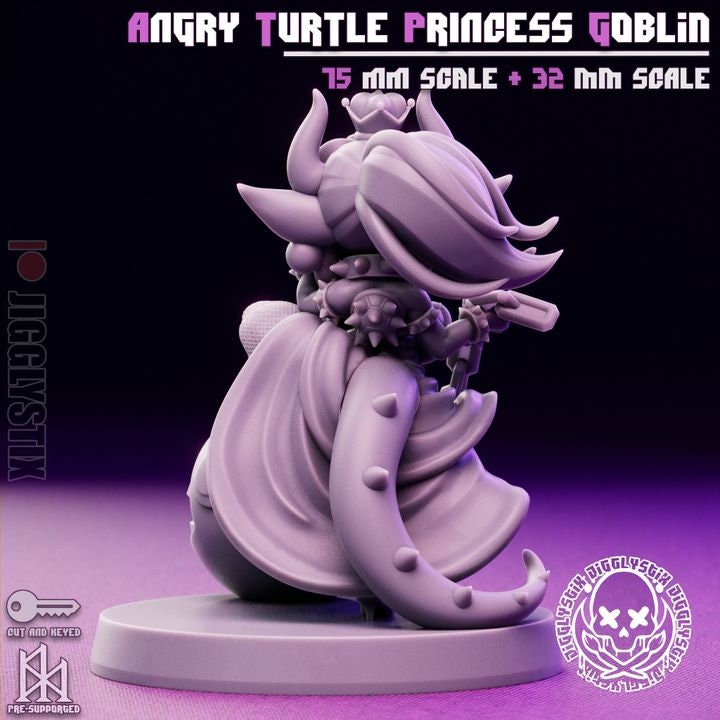 Goblin Girls Cosplayers 3d Printed Miniatures 75mm
