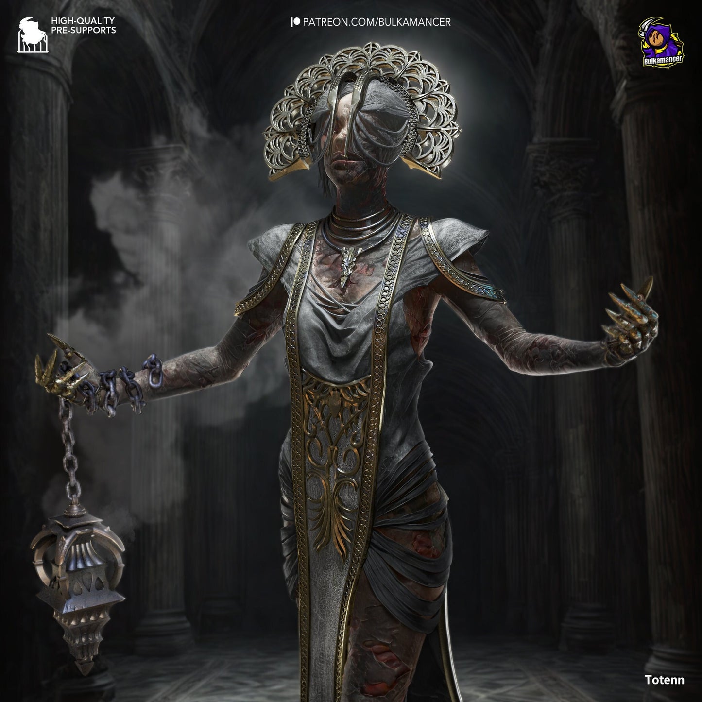 The Priestess 3d Printed Model Kit