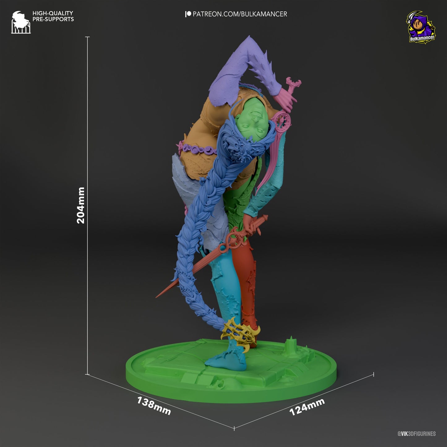 Red Cultist 3d Printed Model Kit