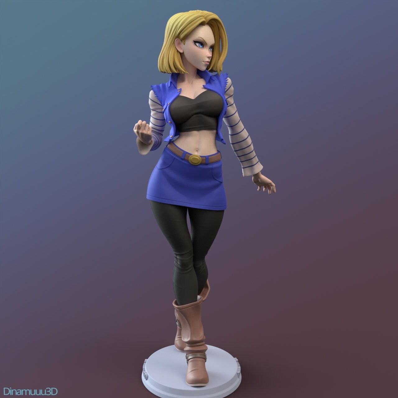 Blonde Bot 3d Printed Model Kit