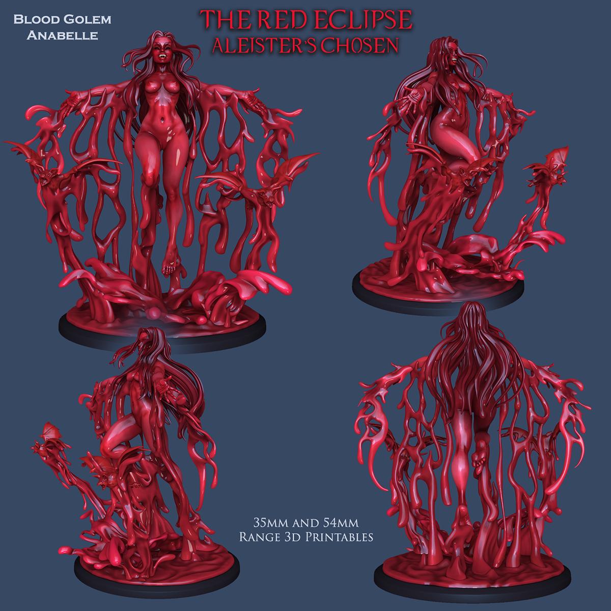 Vampire Lords 3d Printed Miniatures 54mm