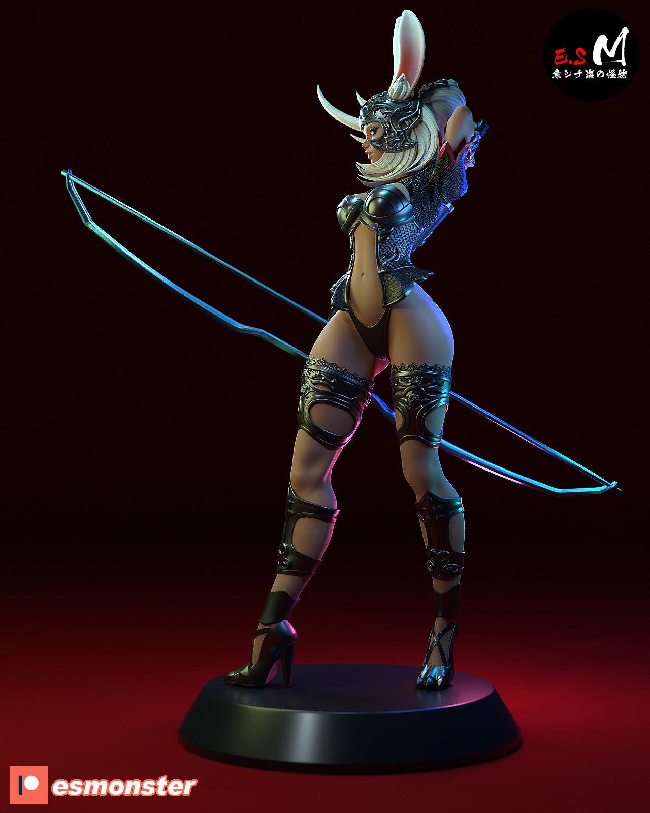 Bunny Sniper 3d Printed Model Kit