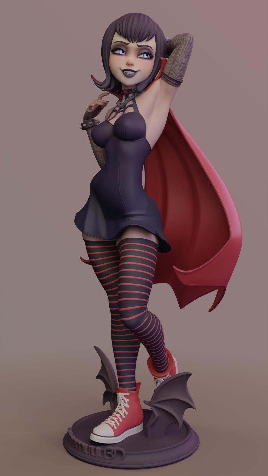 Goth Vampire 3d Printed Model Kit