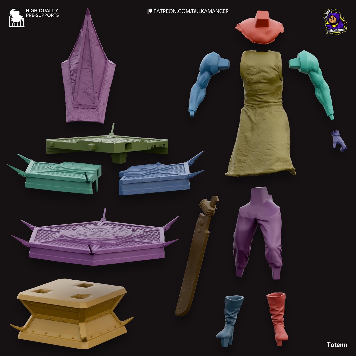 Desire for Punishment 3d Printed Model Kit