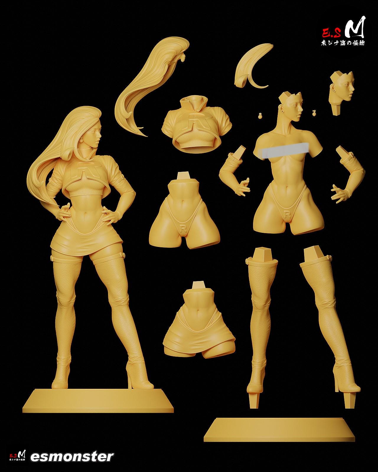 Rocket 3d Printed Model Kit