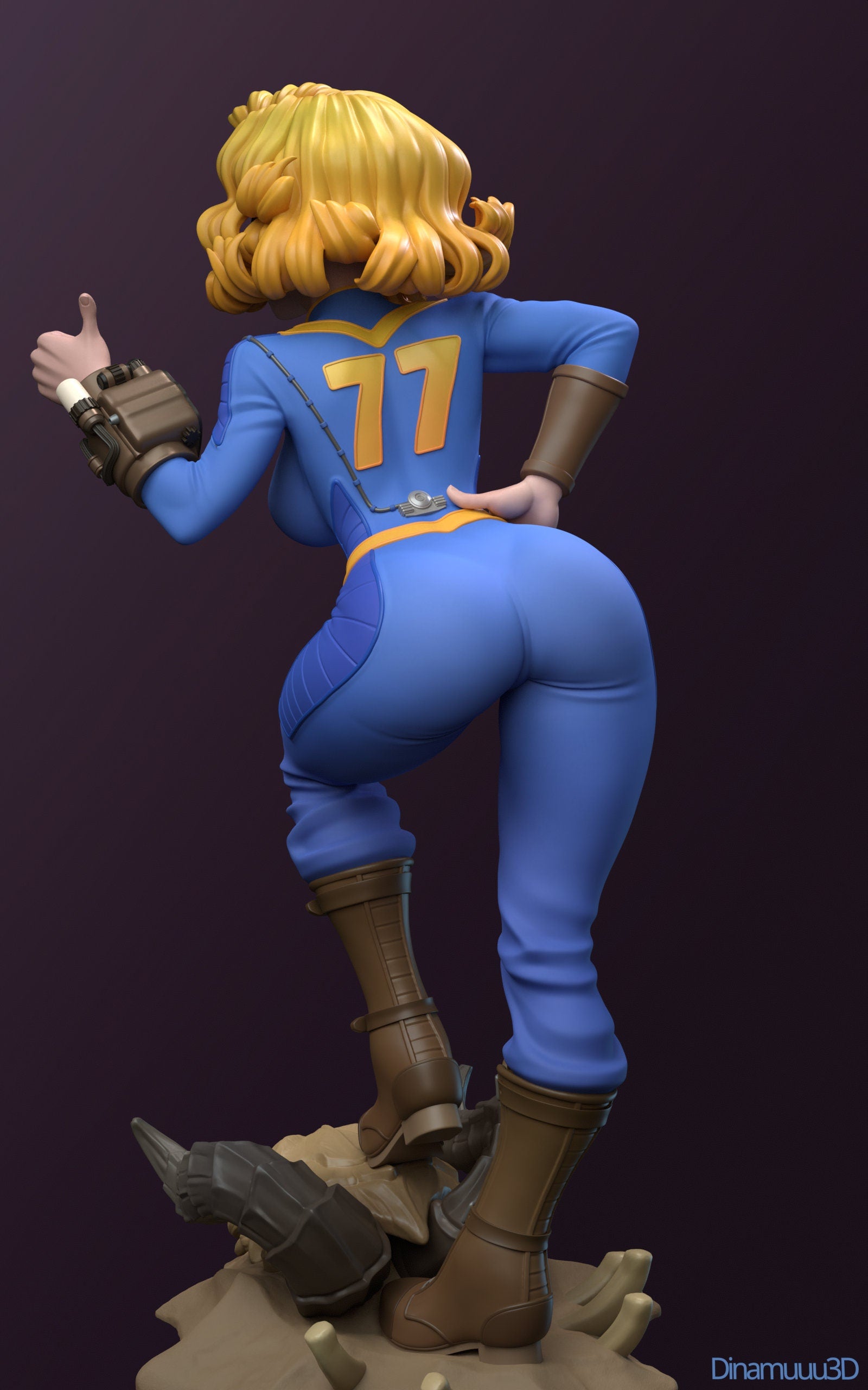 Vault Pinup 3d Printed Model Kit