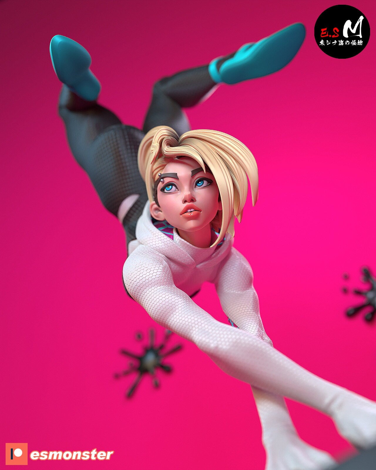 Ballet Spider 3d Printed Model Kit