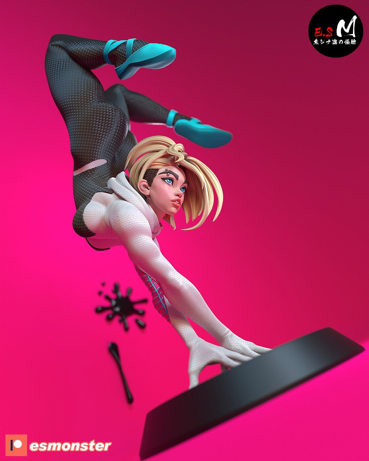 Ballet Spider 3d Printed Model Kit