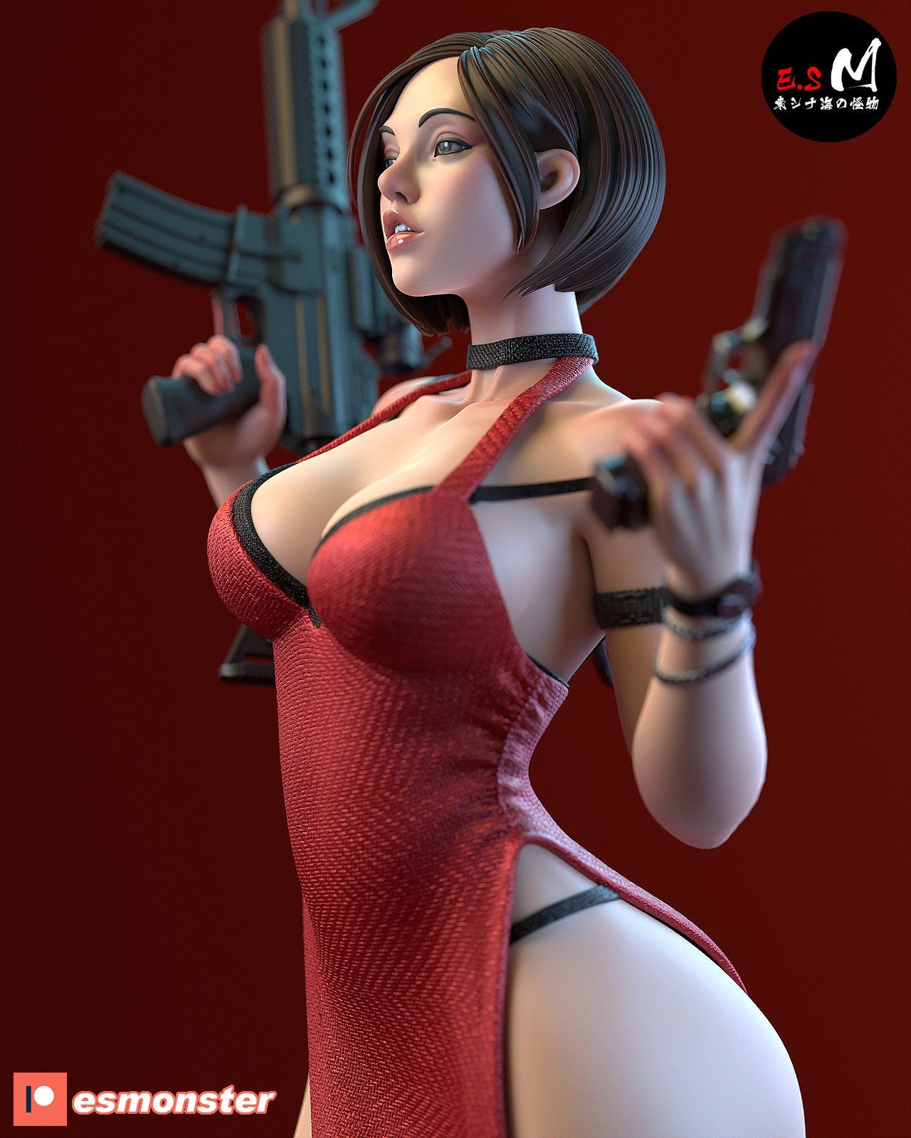 Dressed to Slay Zombies 3d Printed Model Kit