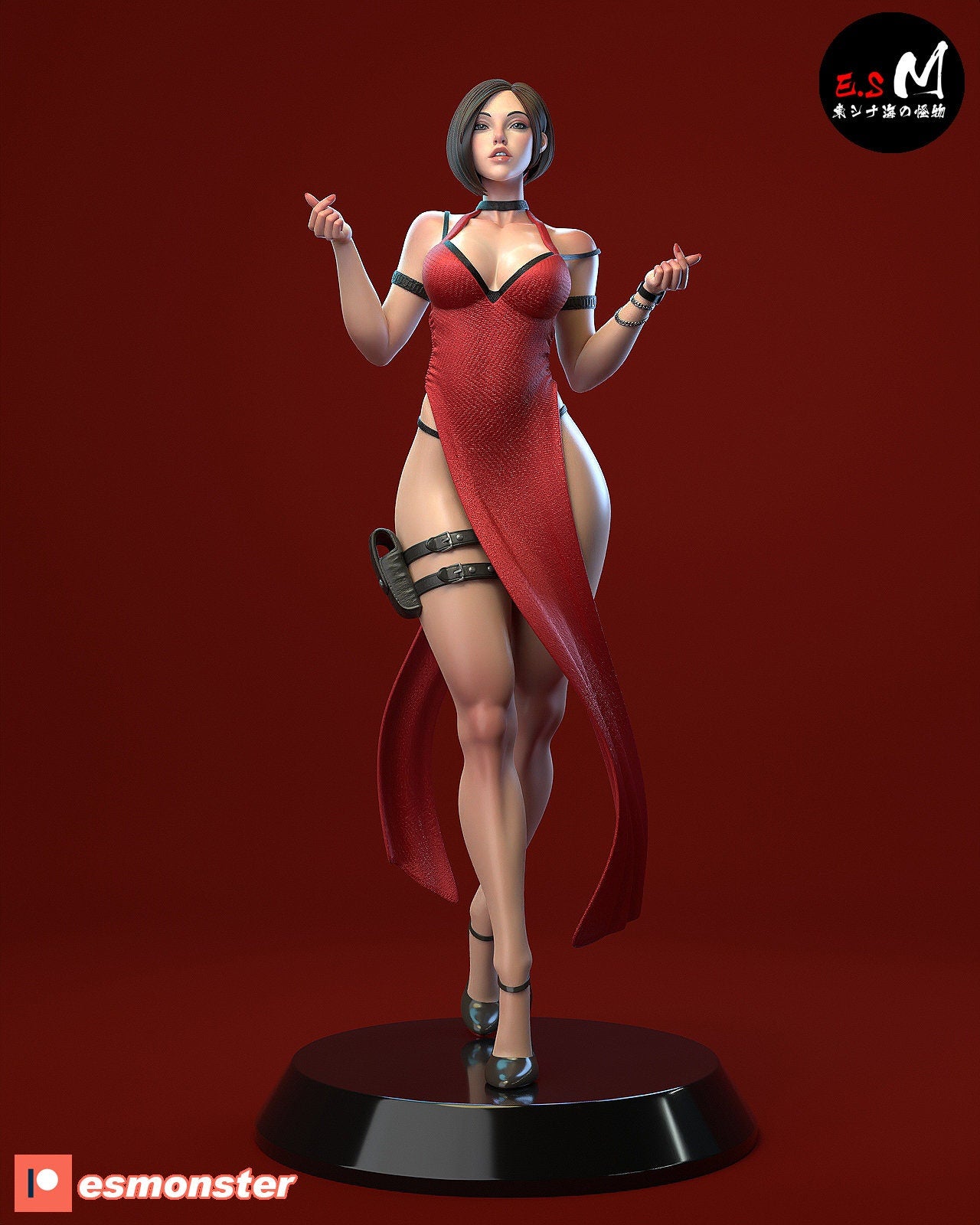 Dressed to Slay Zombies 3d Printed Model Kit
