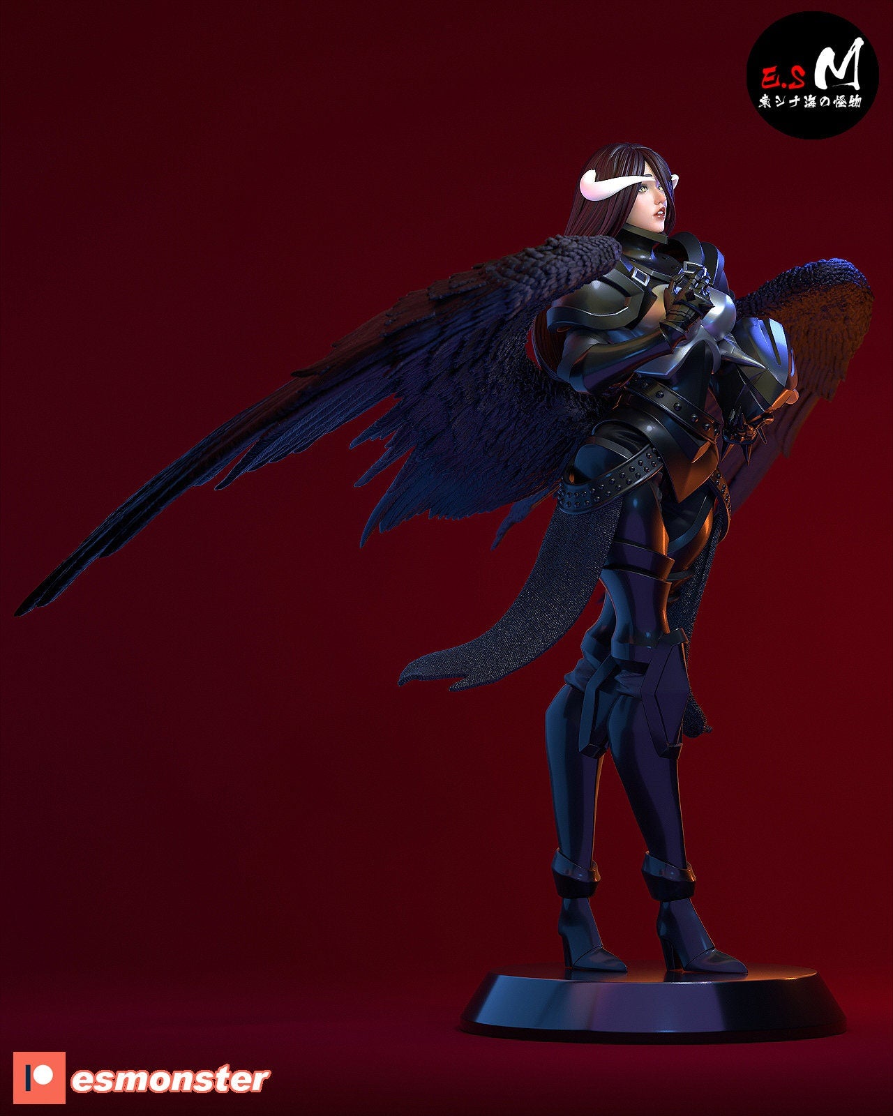 Armored Succubus 3d Printed Model Kit