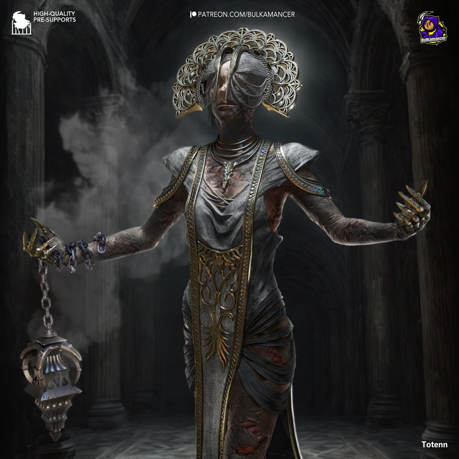 The Priestess 3d Printed Model Kit