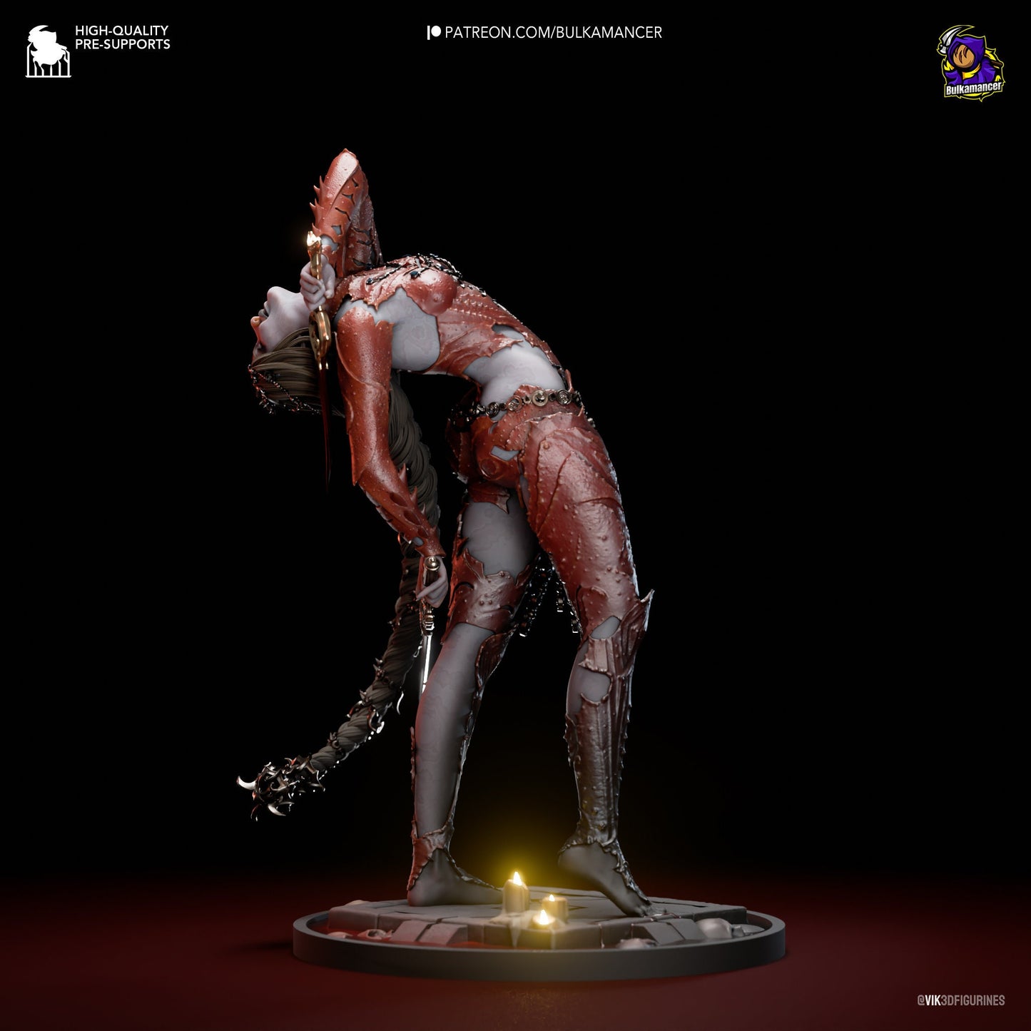 Red Cultist 3d Printed Model Kit