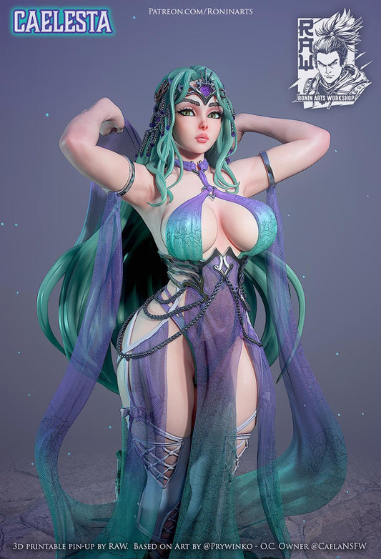 Caelesta Pinup 3d Printed Model Kit