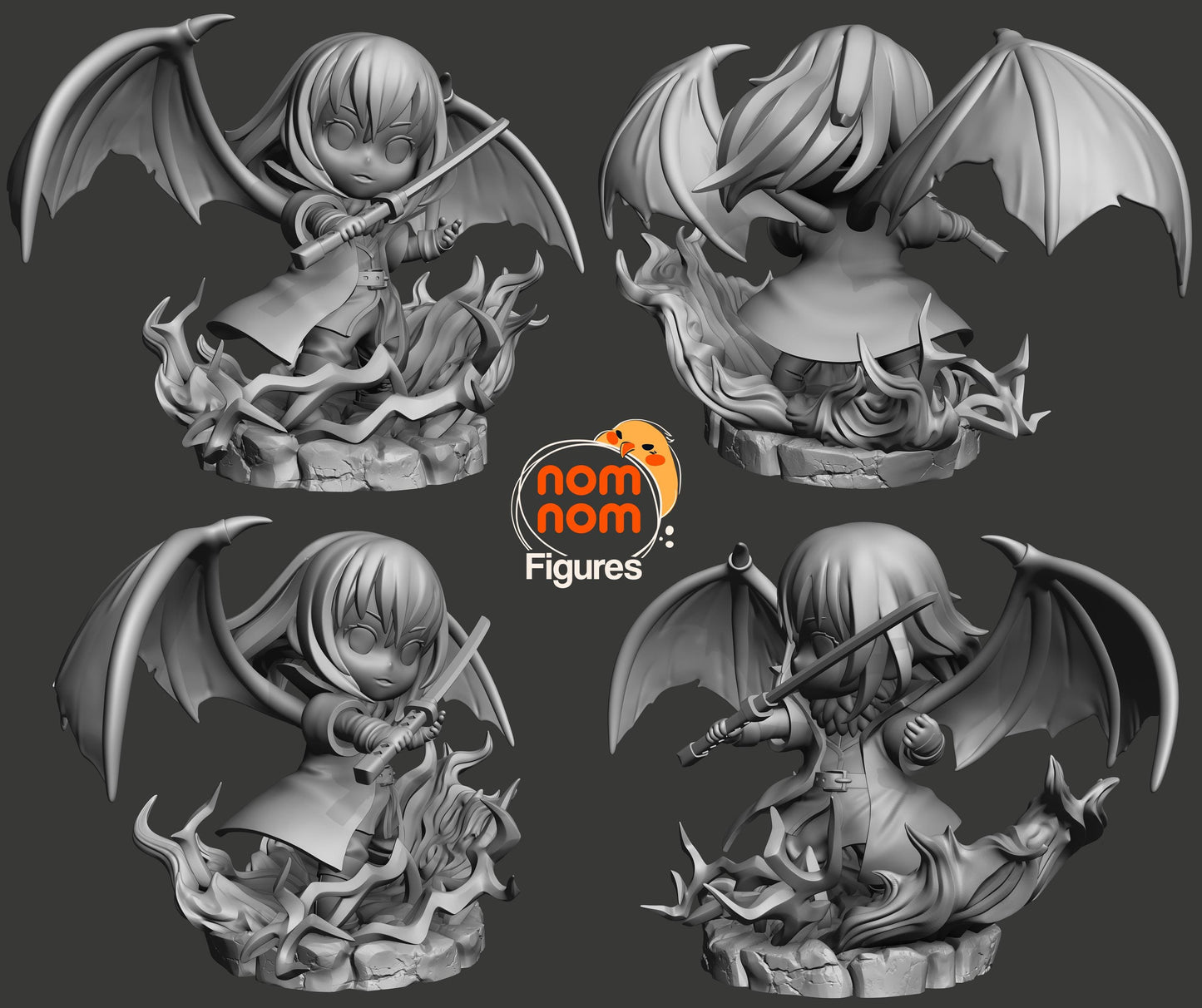 Slime Demon Lord 3d Printed Miniature