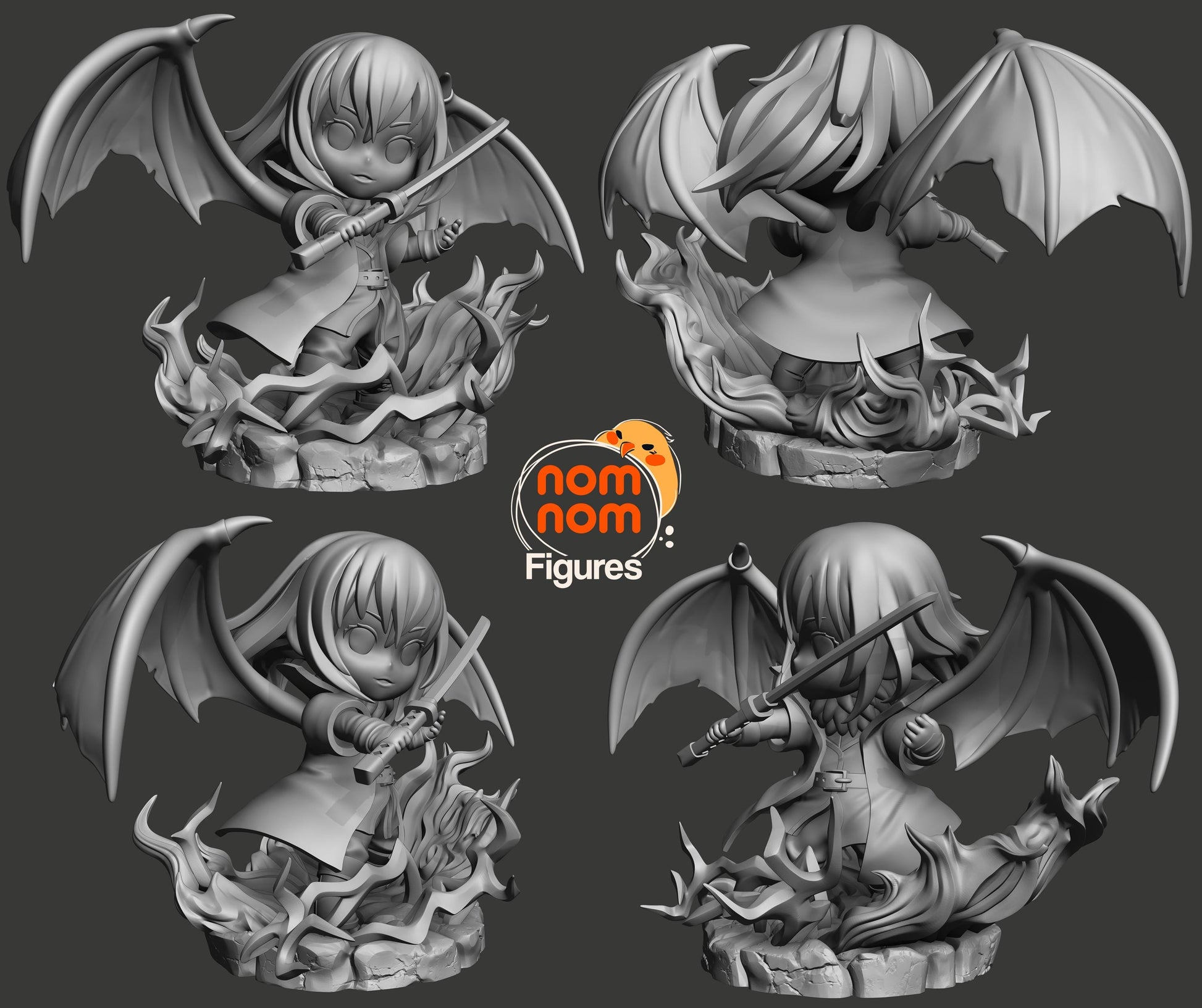 Slime Demon Lord 3d Printed Miniature